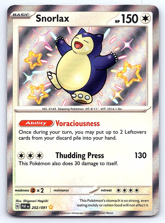 Snorlax 202/091 – SV: Paldean Fates