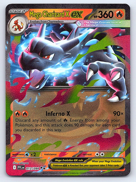 Mega Charizard X ex 013/094 – ME02: Phantasmal Flames