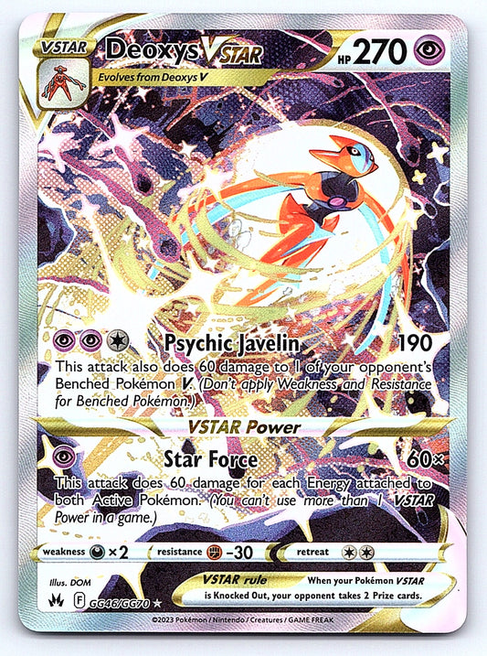 Deoxys VSTAR GG46/GG70 – Crown Zenith: Galarian Gallery