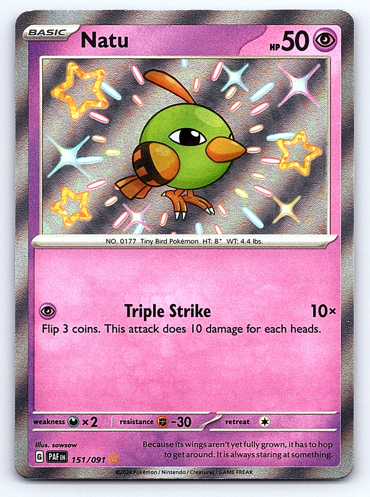 Natu 151/091 – SV: Paldean Fates