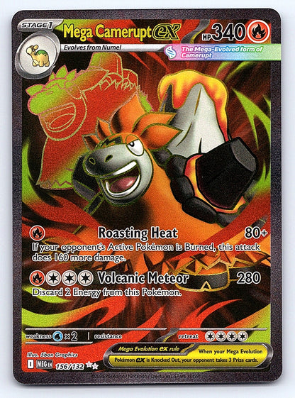 Mega Camerupt ex 156/132 – ME01: Mega Evolution