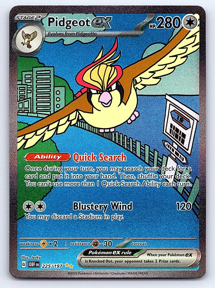 Pidgeot ex - 225/197 – SV03: Obsidian Flames