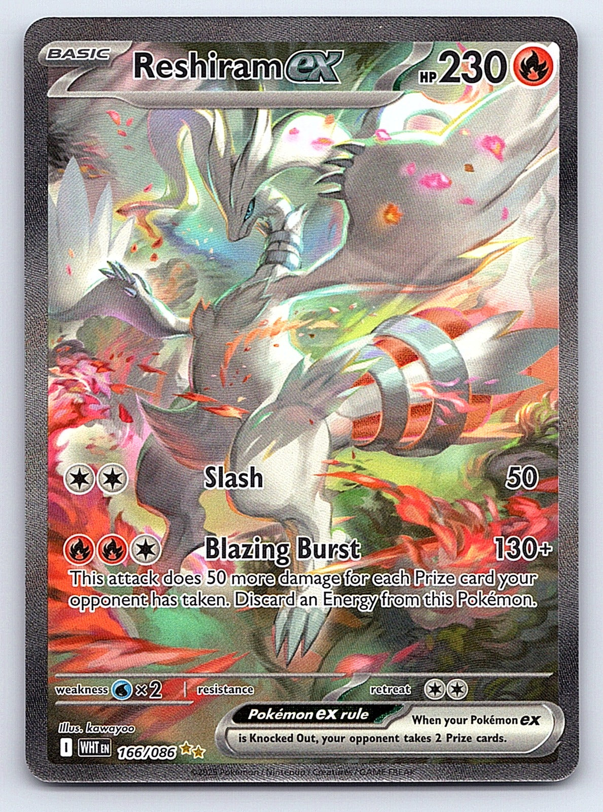 Reshiram ex (Great Ball League) 020/086 – League & Championship Cards