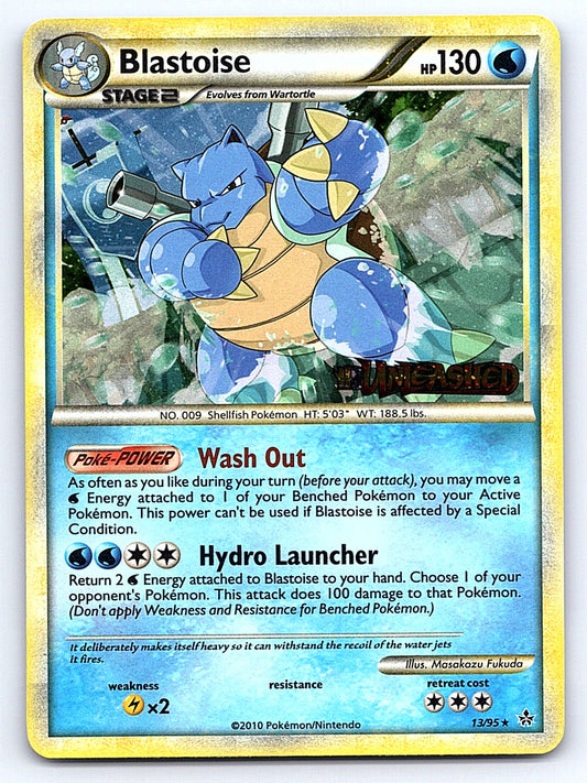 Blastoise - (Prerelease) 13/95 – HGSS Promos
