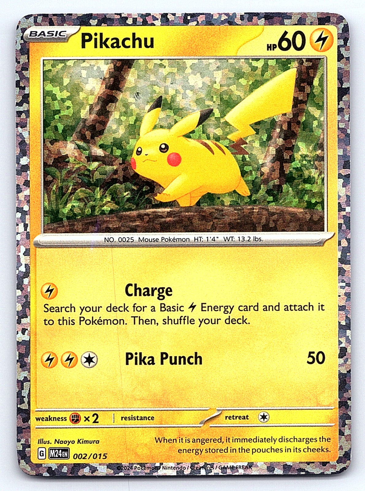 Pikachu 002/015 – McDonald's Promos 2024