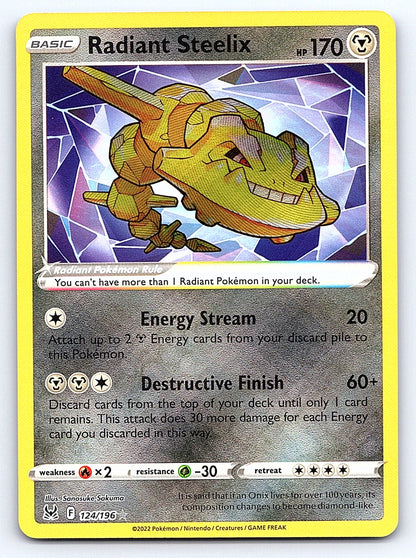 Radiant Steelix 124/196 – SWSH11: Lost Origin