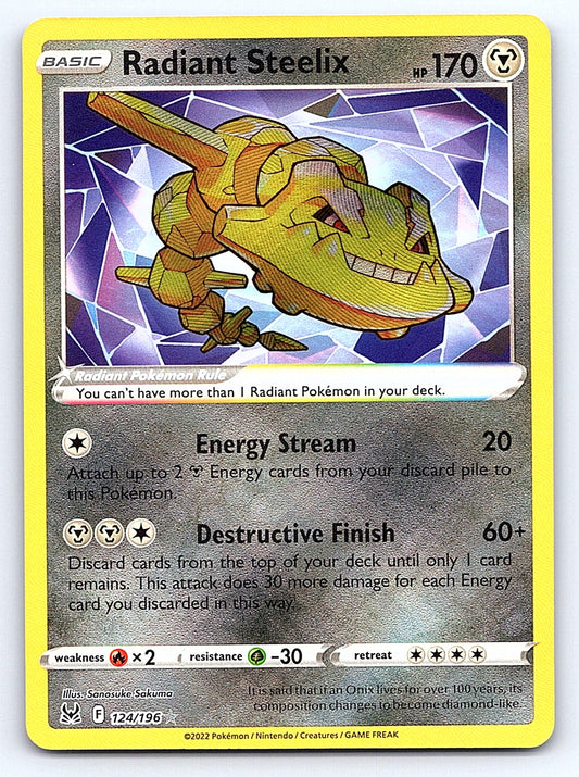 Radiant Steelix 124/196 – SWSH11: Lost Origin