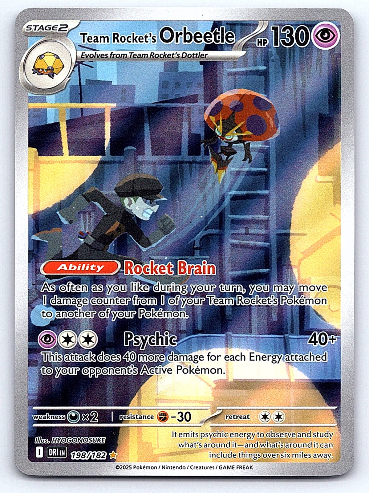 Team Rocket's Orbeetle 198/182 – SV10: Destined Rivals