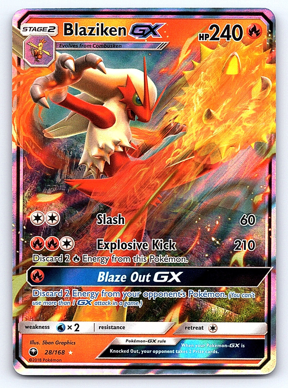 Blaziken GX 28/168 – SM - Celestial Storm