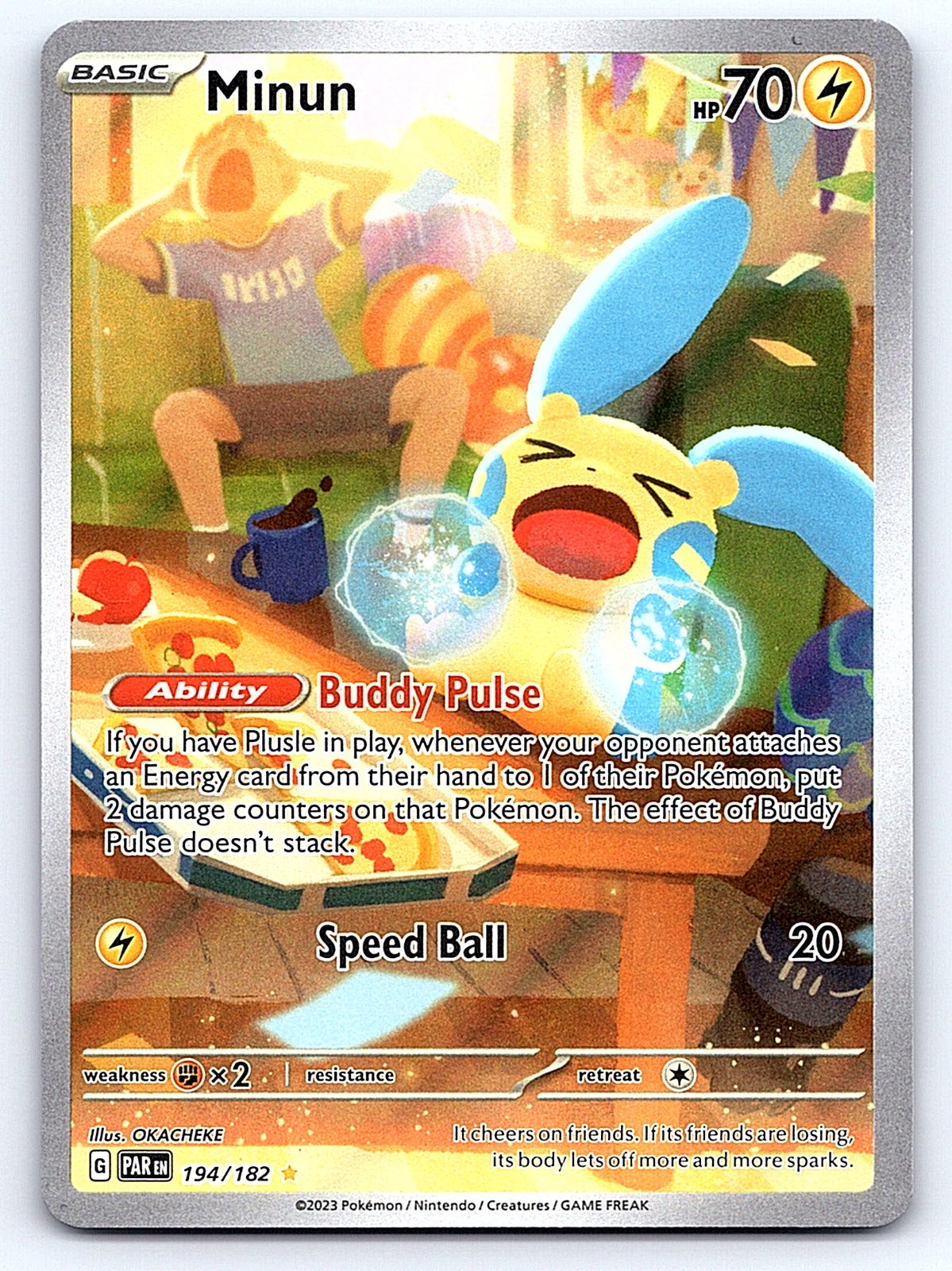 Minun 194/182 – SV04: Paradox Rift
