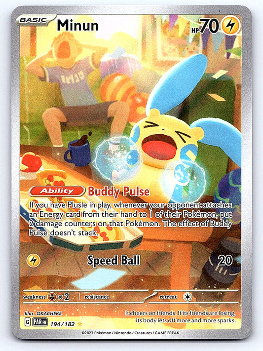 Minun 194/182 – SV04: Paradox Rift