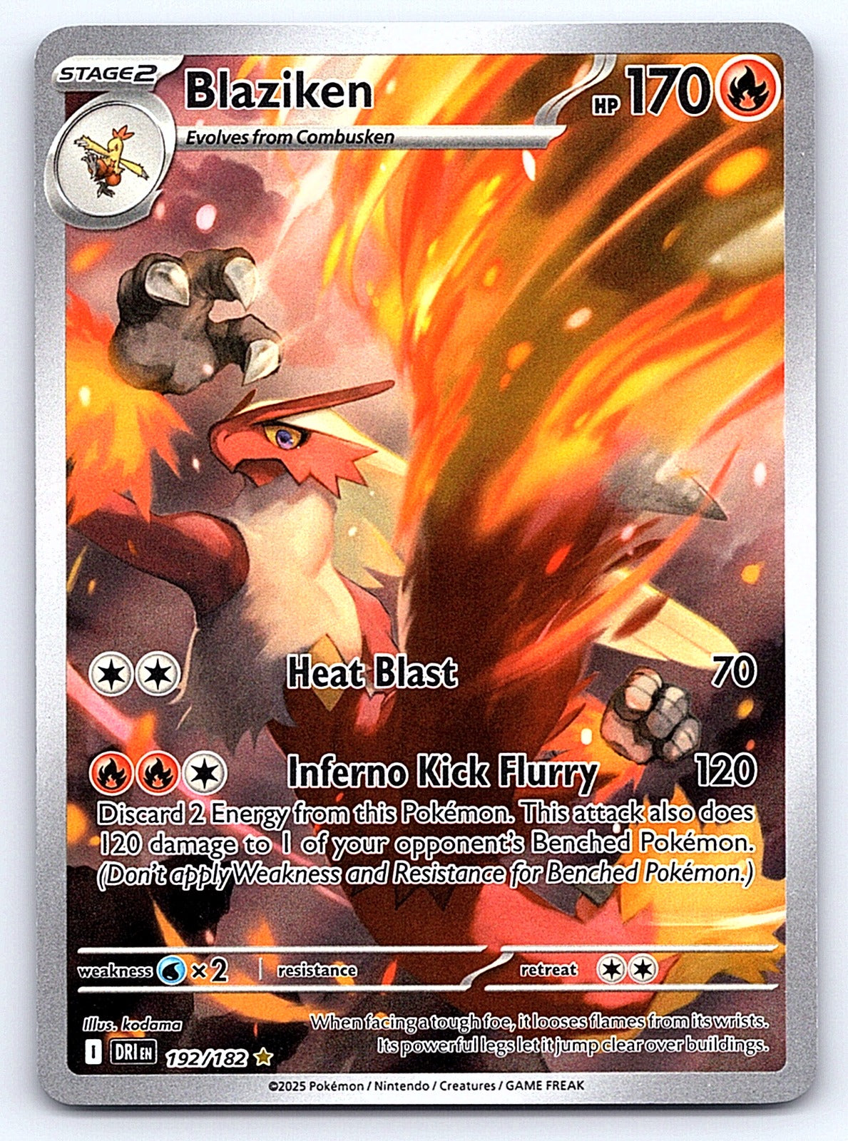 Blaziken 192/182 – SV10: Destined Rivals