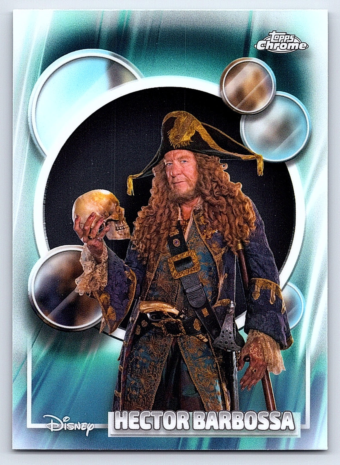 Hector Barbossa #16 Base — Topps Chrome Disney
