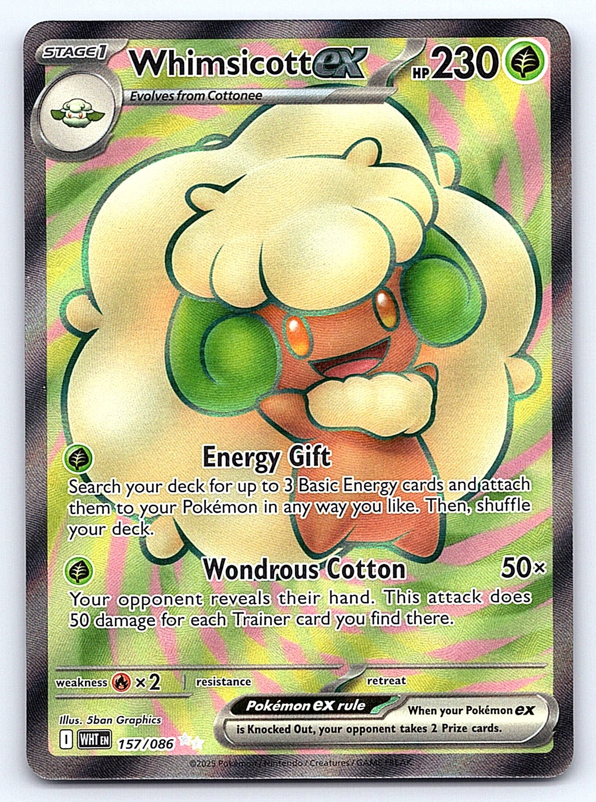 Whimsicott ex 157/086 – SV: White Flare