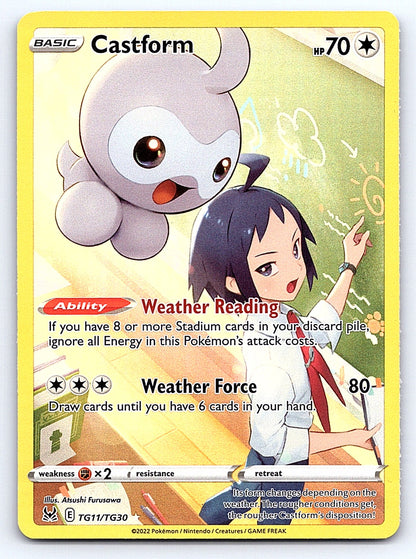 Castform TG11/TG30 – SWSH11: Lost Origin Trainer Gallery