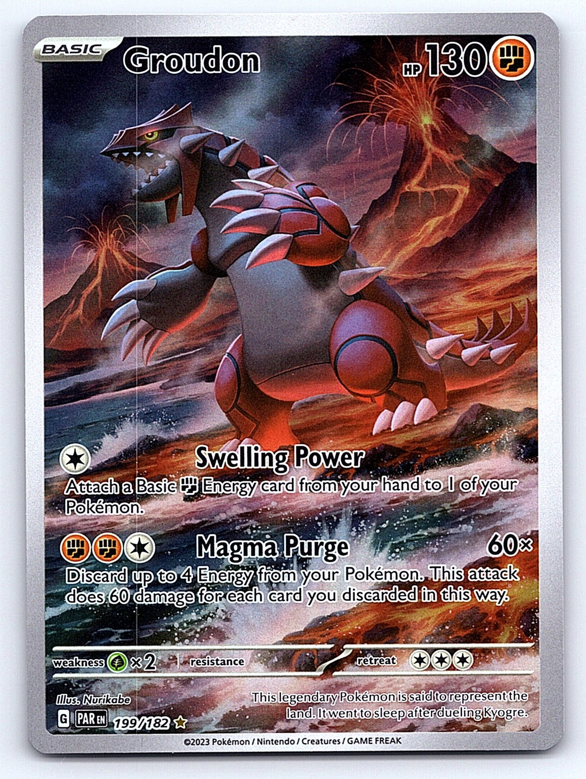Groudon 199/182 – SV04: Paradox Rift