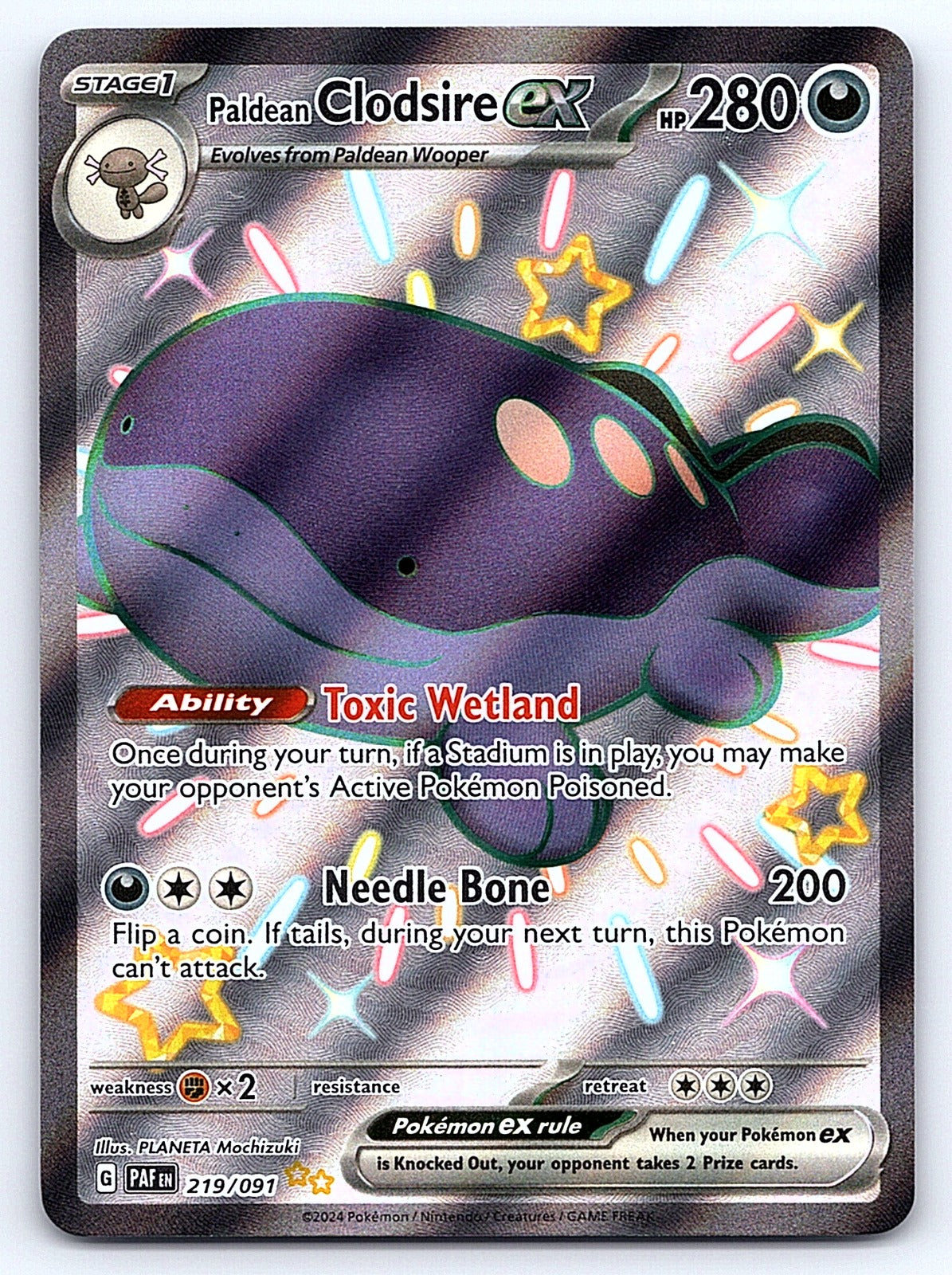 Paldean Clodsire ex 219/091 – SV: Paldean Fates