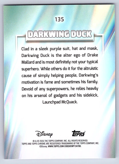 Darkwing Duck #135 Base — Topps Chrome Disney