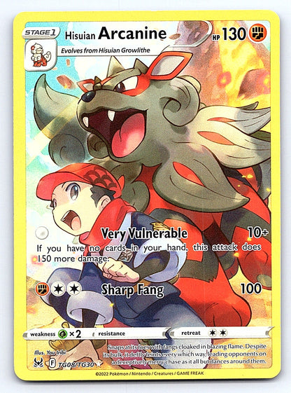Hisuian Arcanine TG08/TG30 – SWSH11: Lost Origin Trainer Gallery