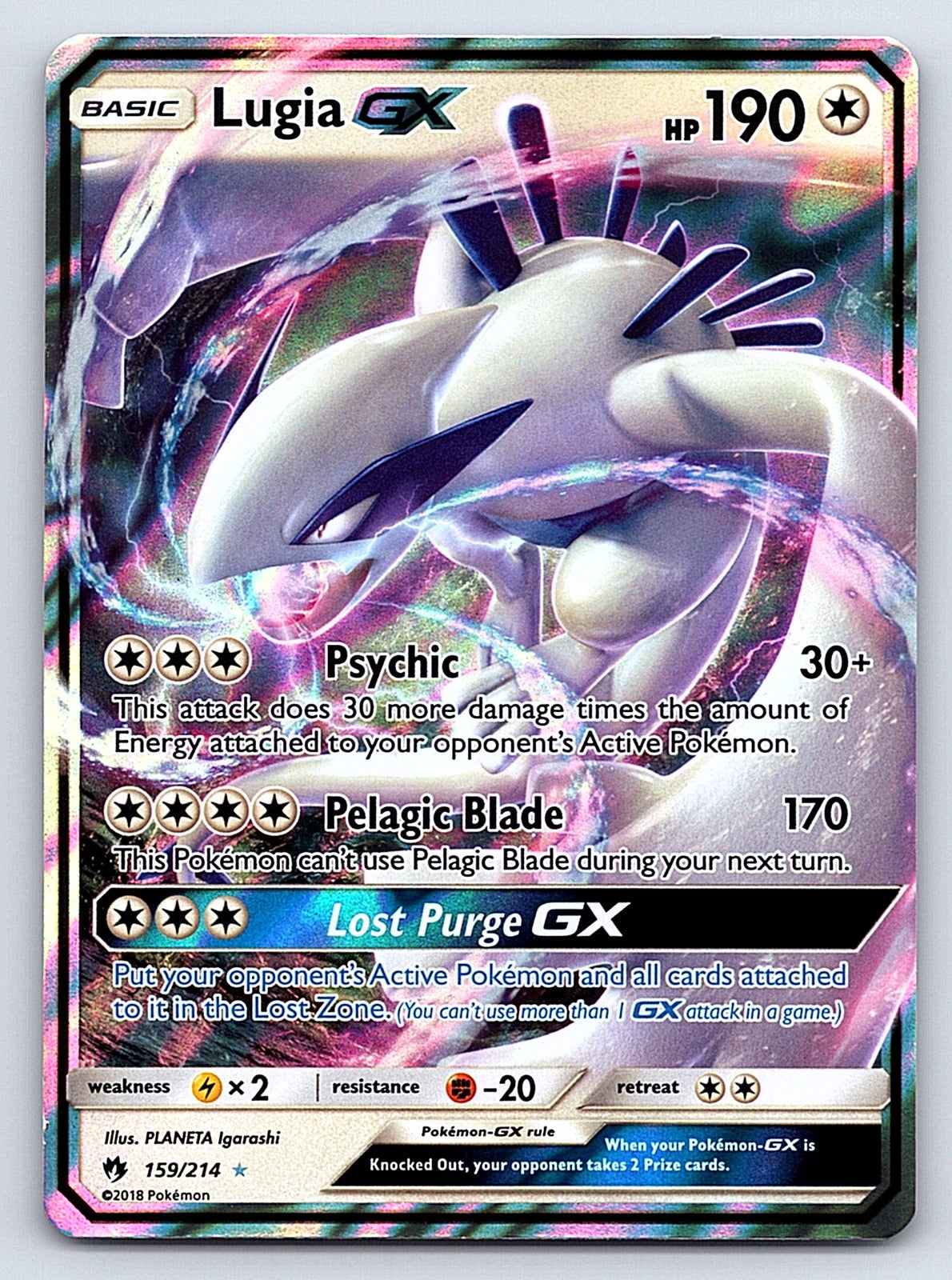 Lugia GX 159/214 – SM - Lost Thunder