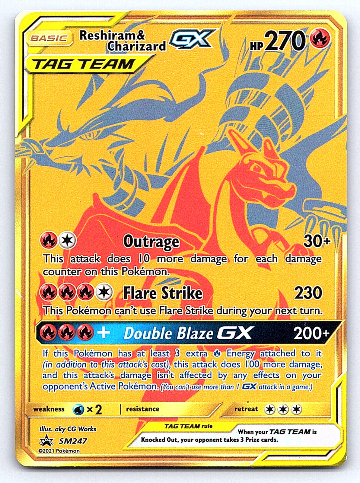 Reshiram & Charizard GX - SM247 – SM Promos