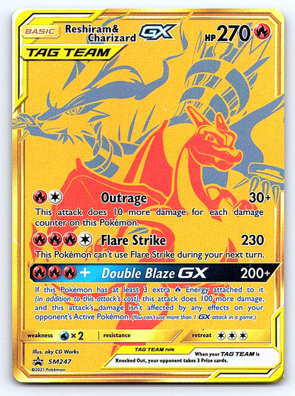 Reshiram & Charizard GX - SM247 – SM Promos