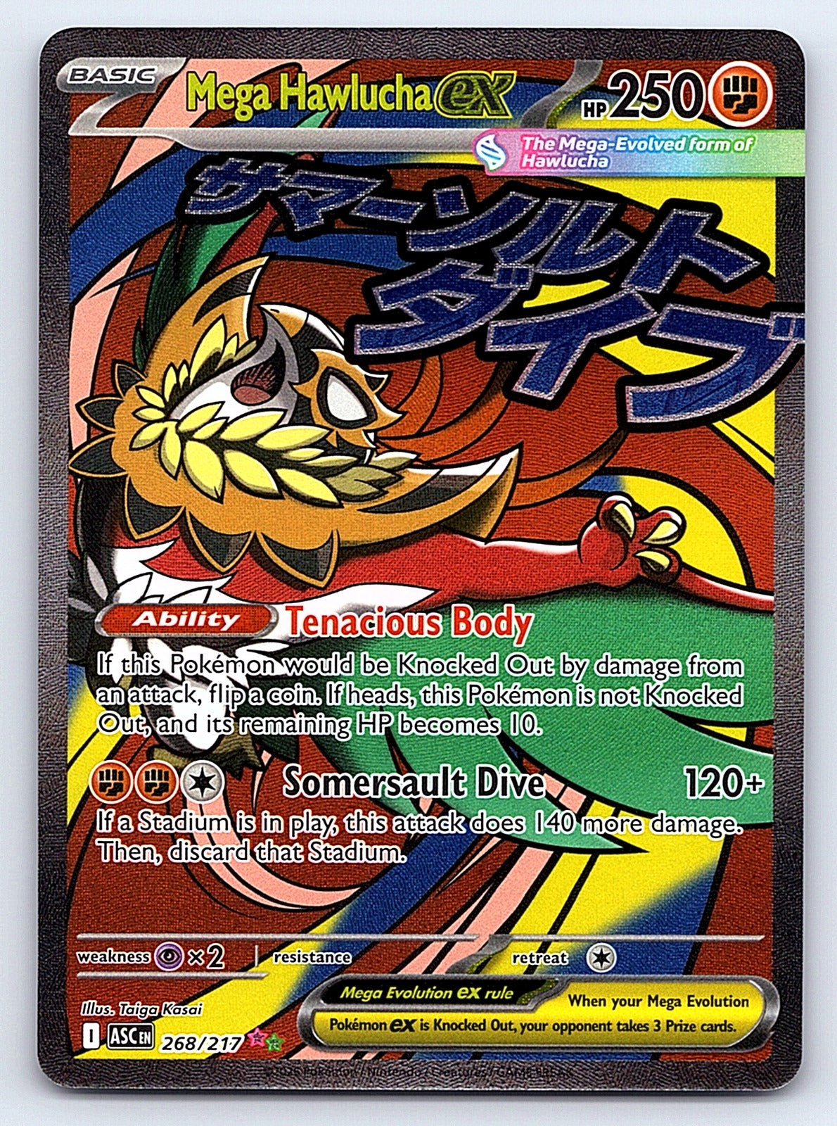Mega Hawlucha ex 268/217 – ME: Ascended Heroes