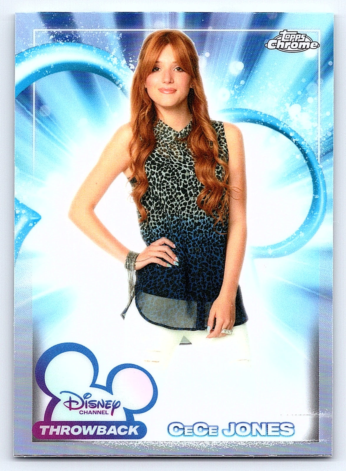 CeCe Jones #DC 16 Disney Channel Throwback — Topps Chrome Disney Disney Channel