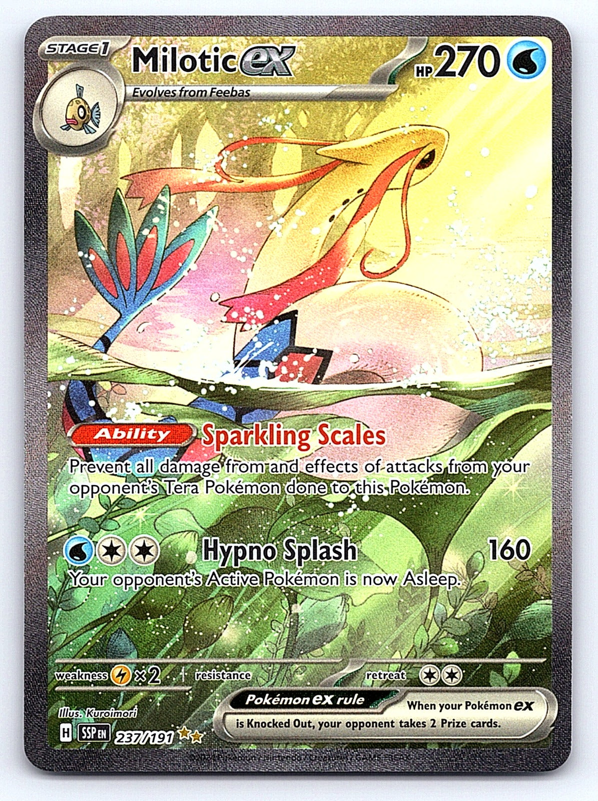 Milotic ex - 237/191 – SV08: Surging Sparks