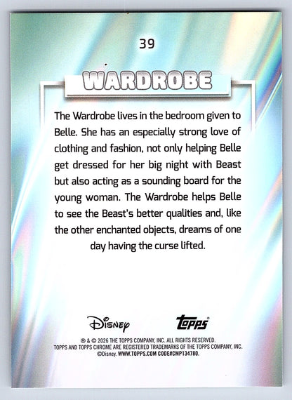 Wardrobe #39 Base — Topps Chrome Disney